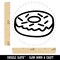 Donut with Sprinkles Self-Inking Rubber Stamp for Stamping Crafting Planners